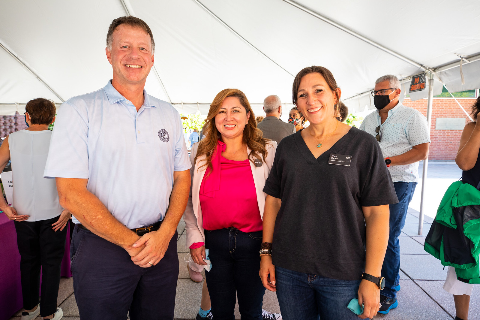 Staff at Student Move In Fall 2021