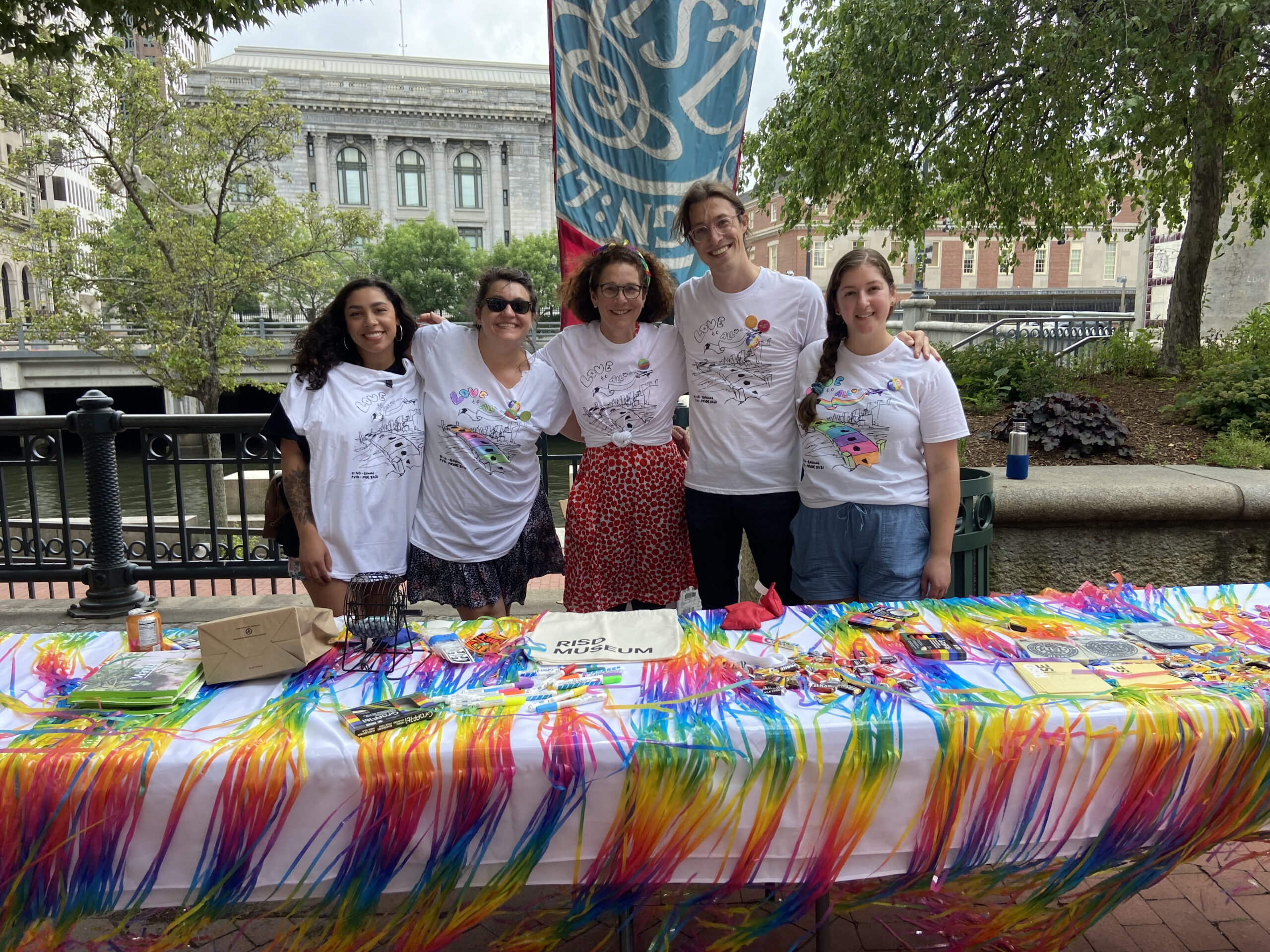 RISD Employees at June 2021 Pride Event